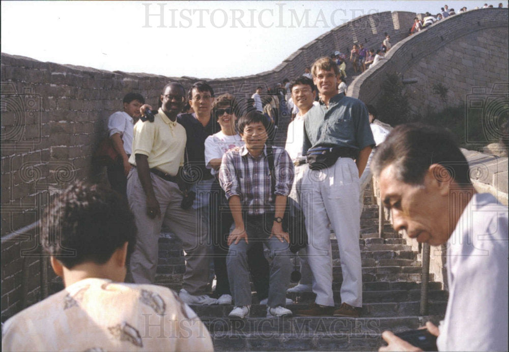 1992 Press Photo Global Management Program China Trip   - Historic Images