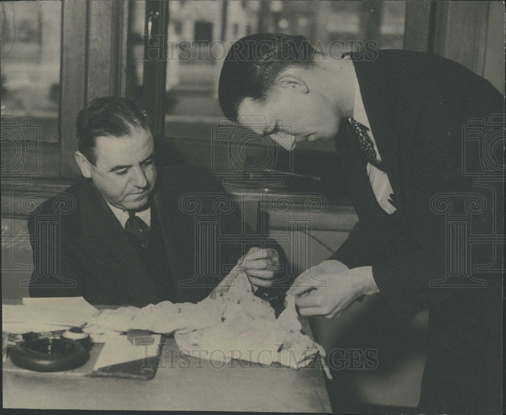 1934 Press Photo John McLaehlan CBI Investigator Mich - Historic Images