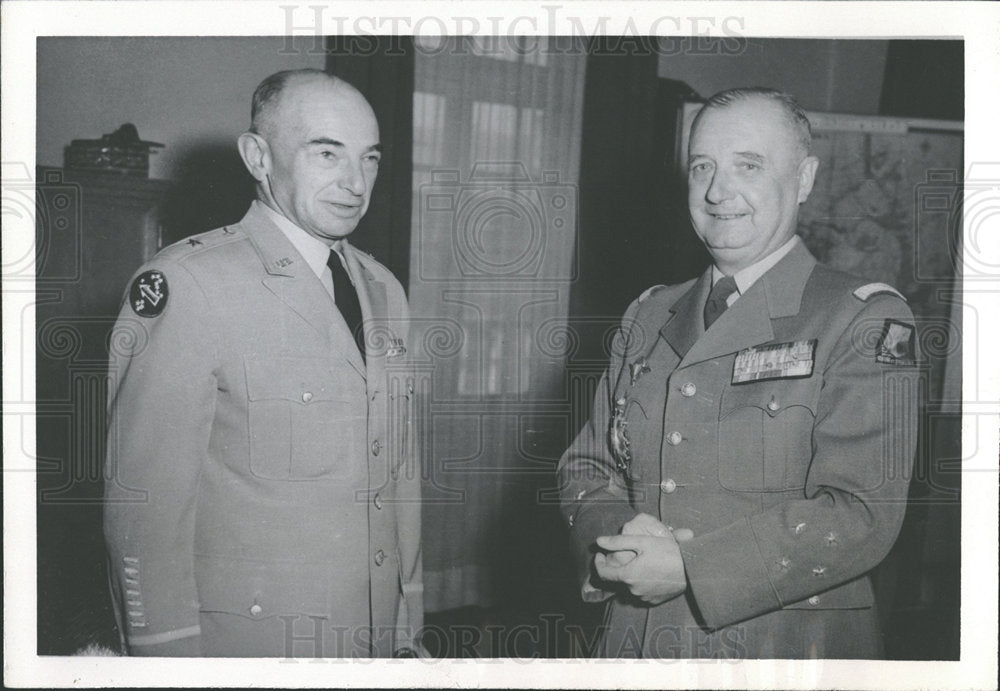 1966 Press Photo Robert Fleming Army Support Europe  - Historic Images