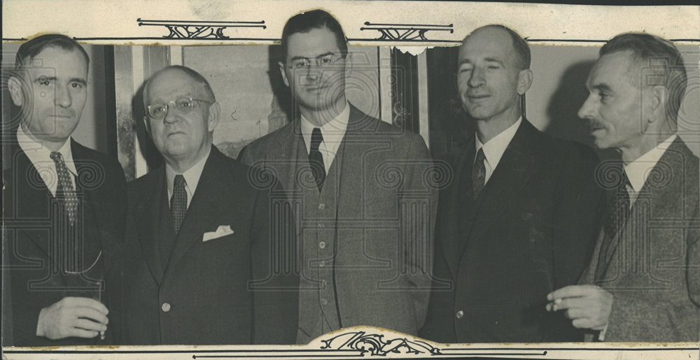 1932 Press Photo Allien Moorl Clarence Grand Attorneys  - Historic Images