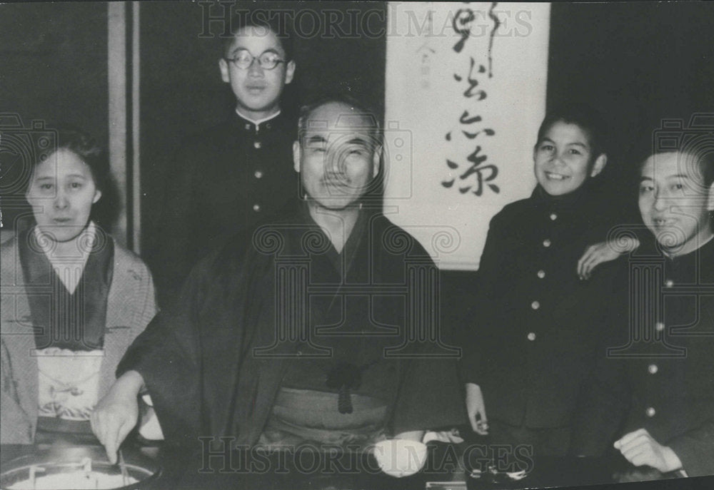 1936 Press Photo Raisaburo Hayashi Minister Japan - Historic Images