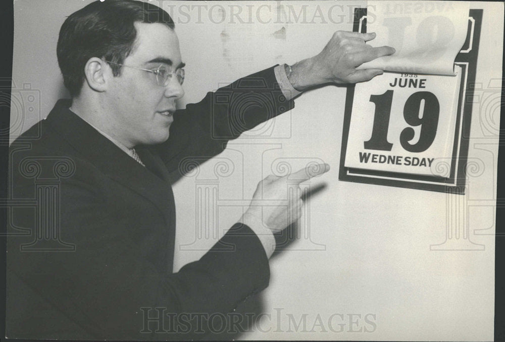 1935 Press Photo Rush Holt Representative New Jersey - Historic Images