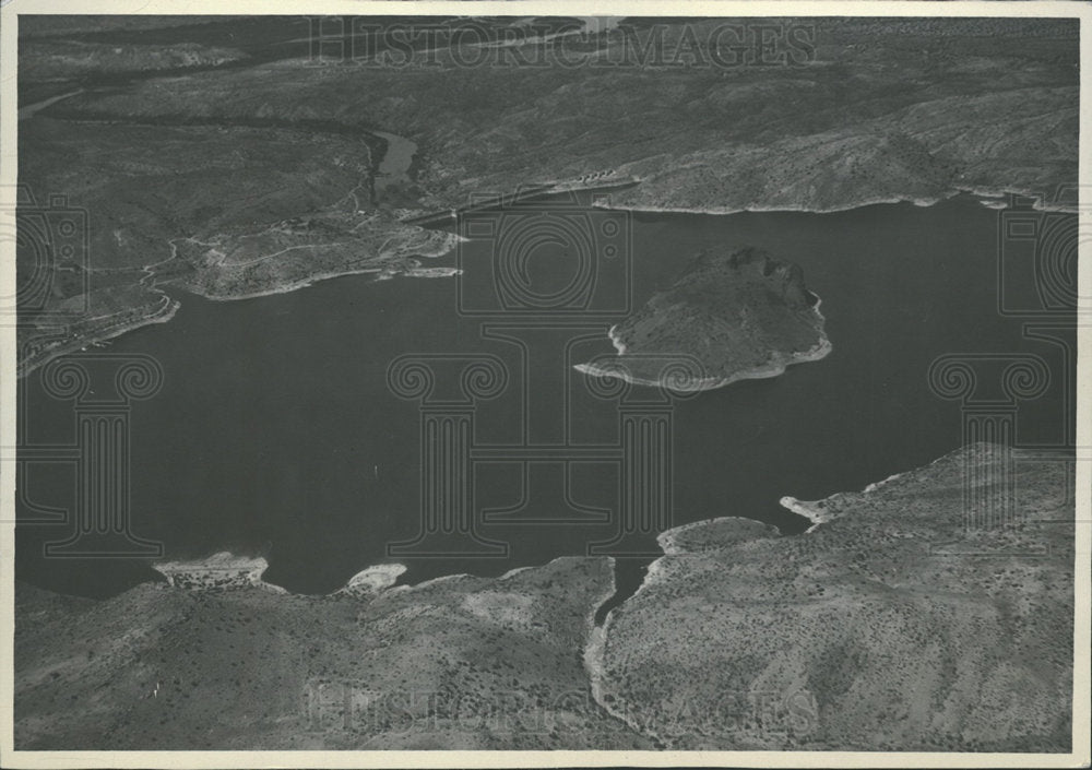 1935 Press Photo Elyshant Butte Dam Mexico Express File - Historic Images