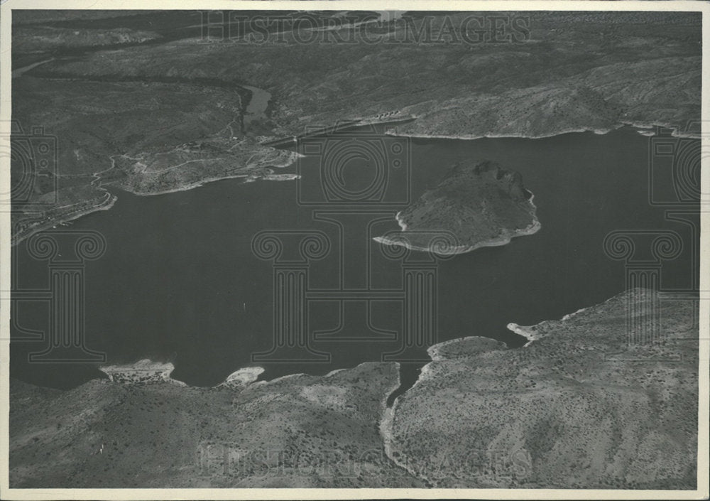 1935 Press Photo Elyshant Butte Dam Mexico Express File - Historic Images