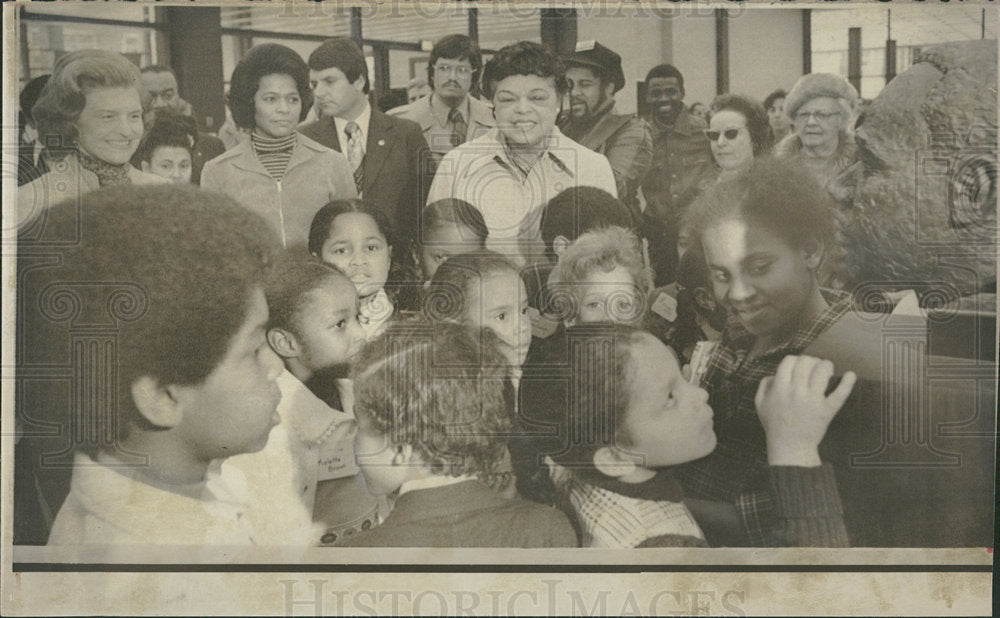 1976 Press Photo Bety Ford Washington DC Walter Mayor - Historic Images