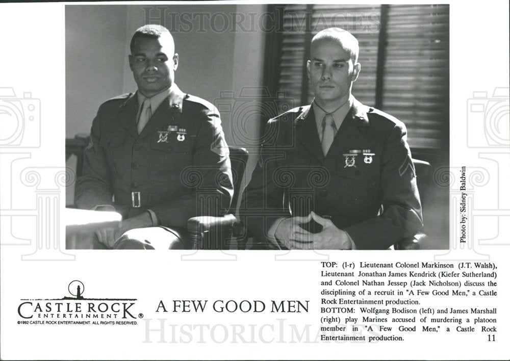 1993 Press Photo Kiefer Sutherkand Jack Nicholson  - Historic Images