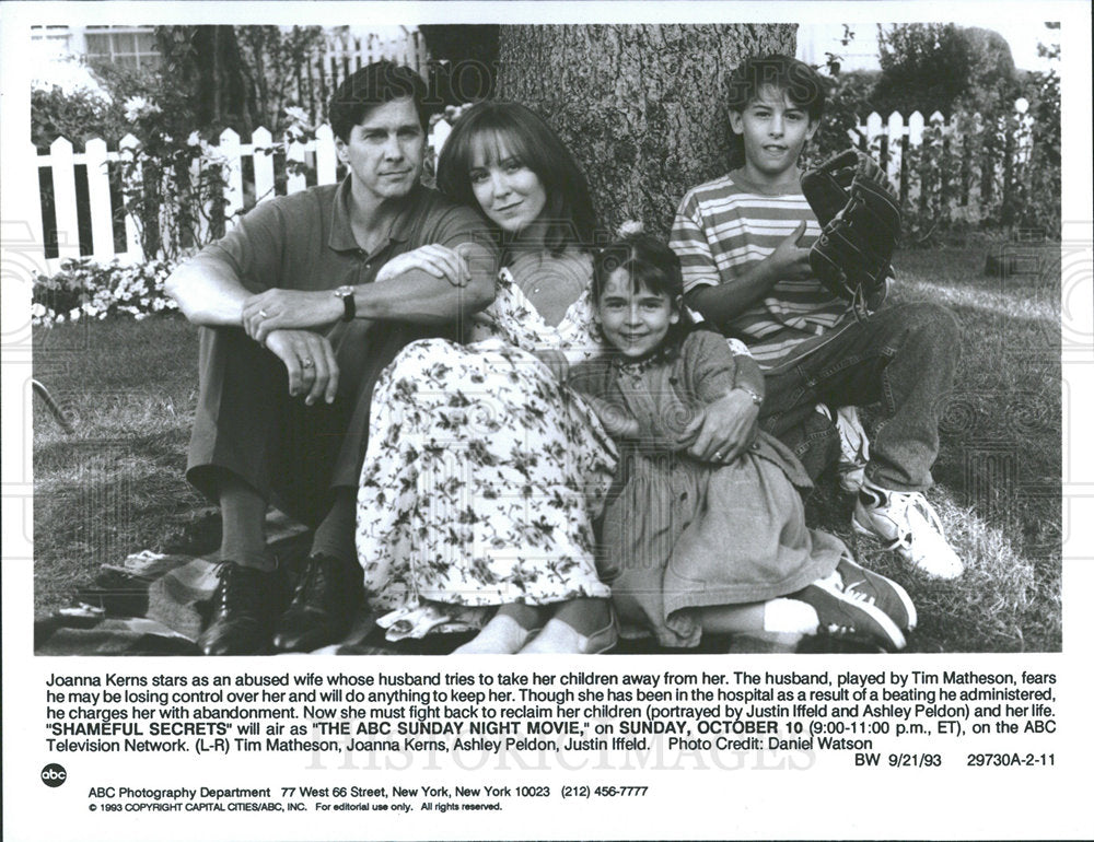 1993 Press Photo Tim Matheson Joanna Kerns ABC Ashley - Historic Images