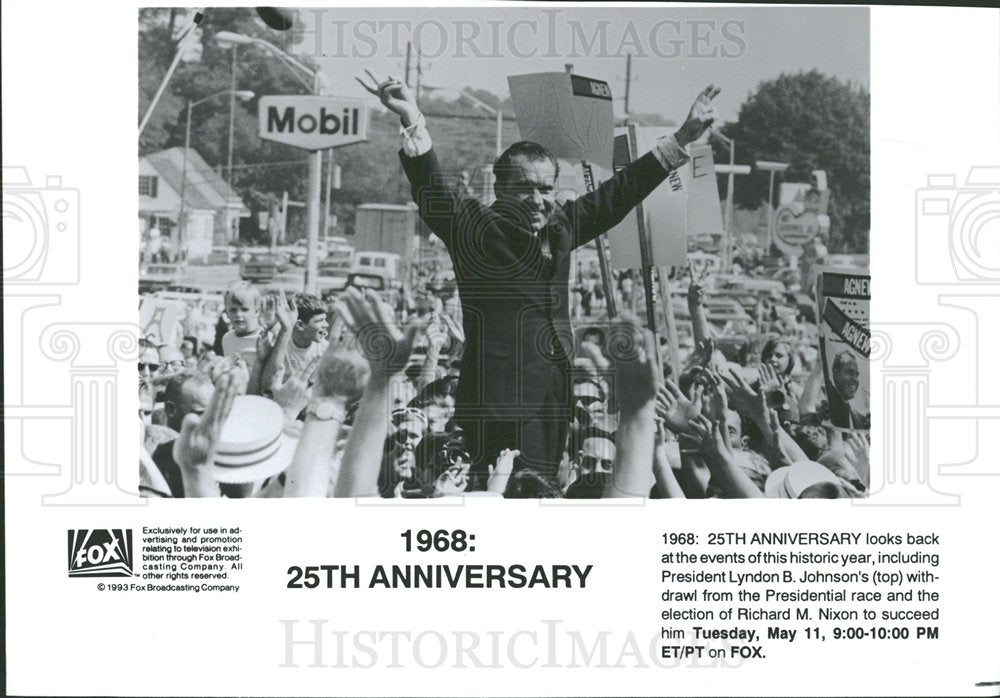 1993 Press Photo Anniversary President Lyndon Johnson - Historic Images