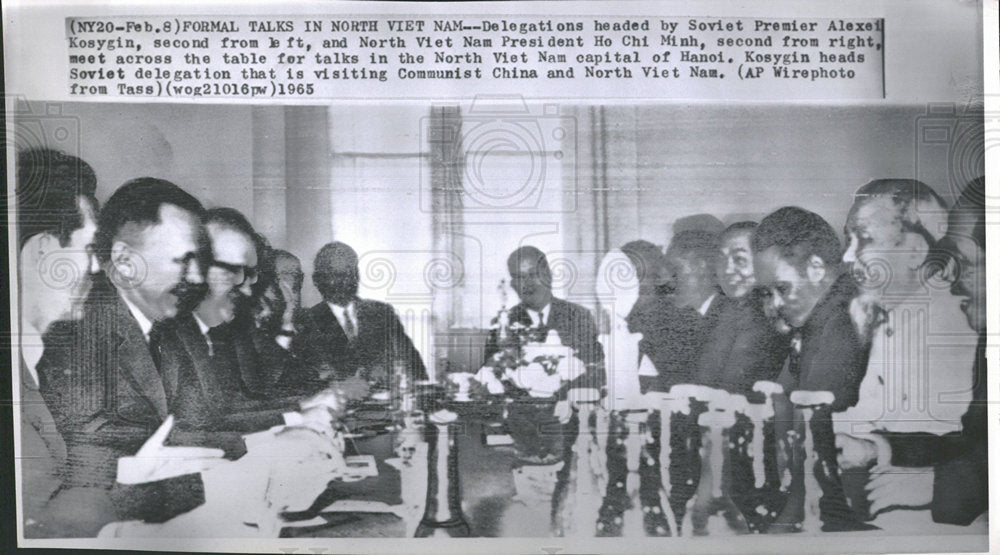 1965 Press Photo Soviet Premier Alexei Kosygin - Historic Images