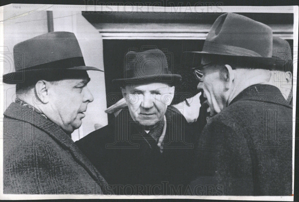 1965 Press Photo Leonid Brezhnev Alexei Kosygin Poland - Historic Images