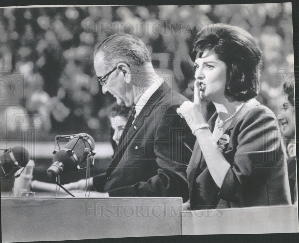 1964 Press Photo Lynda Johnson First Lady Virginia - Historic Images