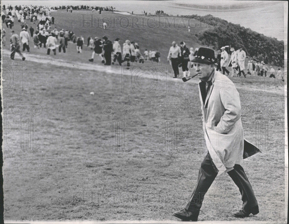 1965 Press Photo Bing Crosby Pebble Beach California - Historic Images