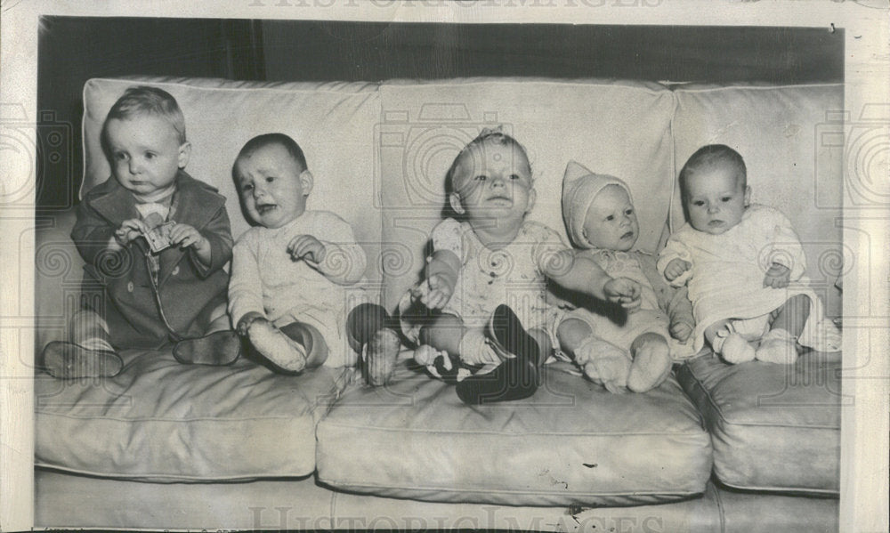 1948 Children LaGuardia Airlines  Frankfurt - Historic Images