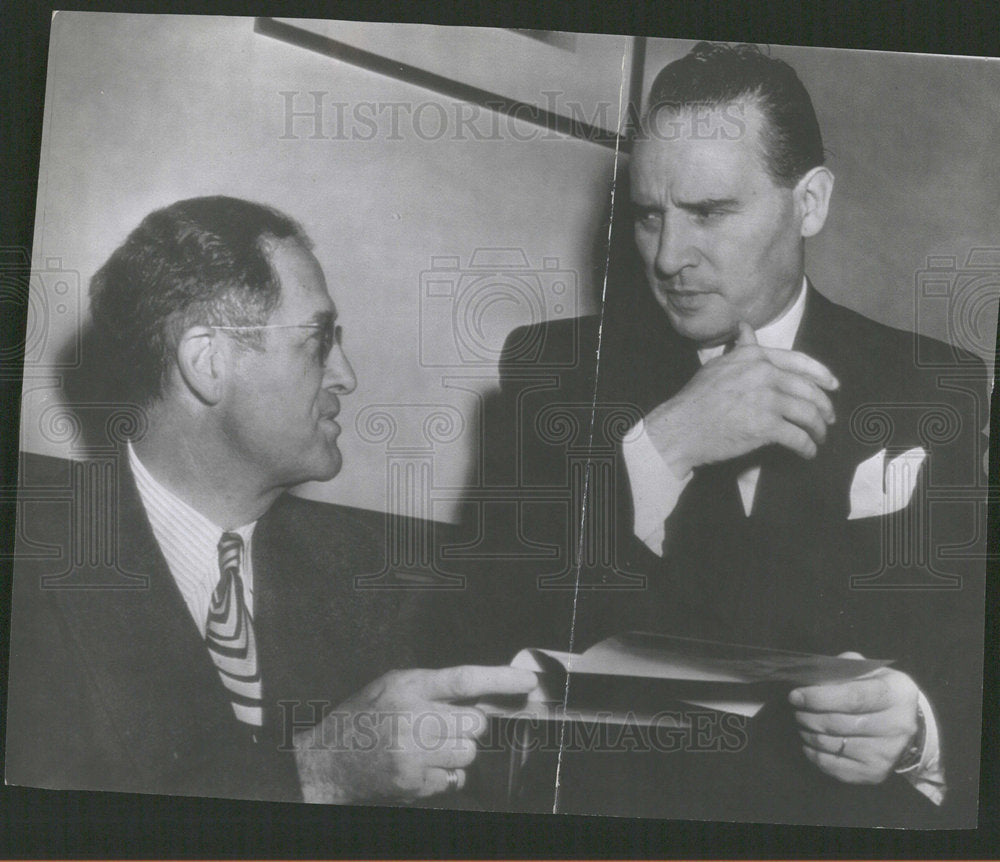 1946 Press Photo Clinton Anderson Argentine Ambassador - Historic Images