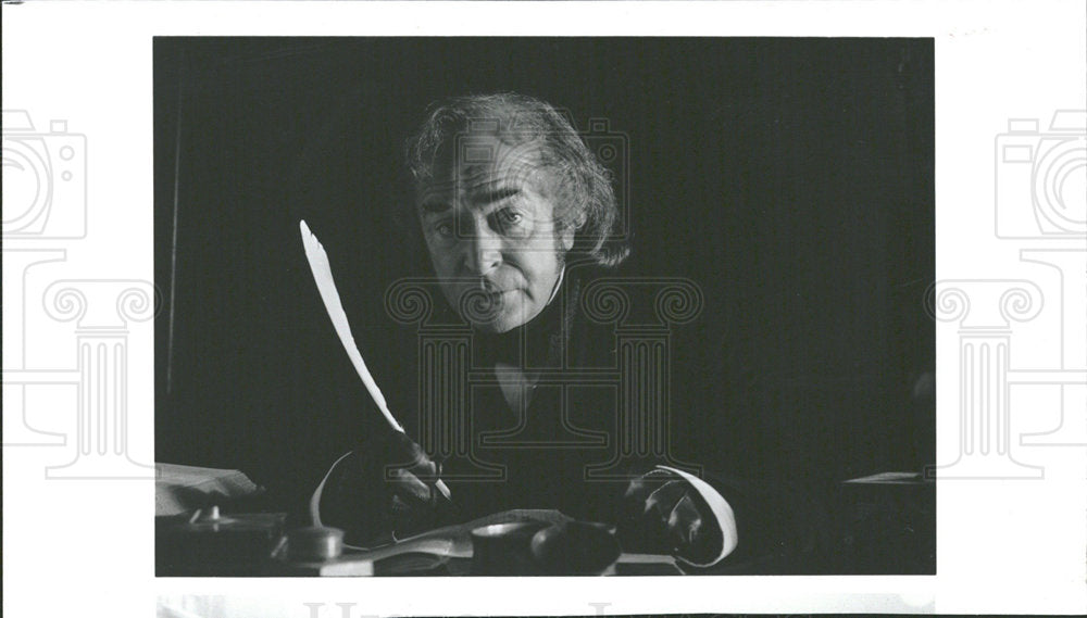 1992 Press Photo Sir Michael Caine Academy Awards Cider - Historic Images