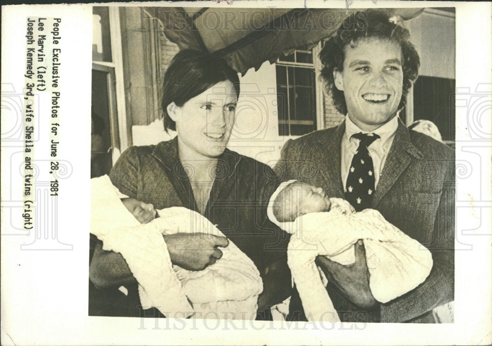 1981 Press Photo Joseph P. Kennedy American Politician - Historic Images