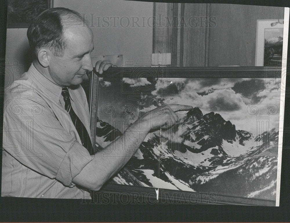 Press Photo Carl Blaurock Manufacturer mountain climber - Historic Images