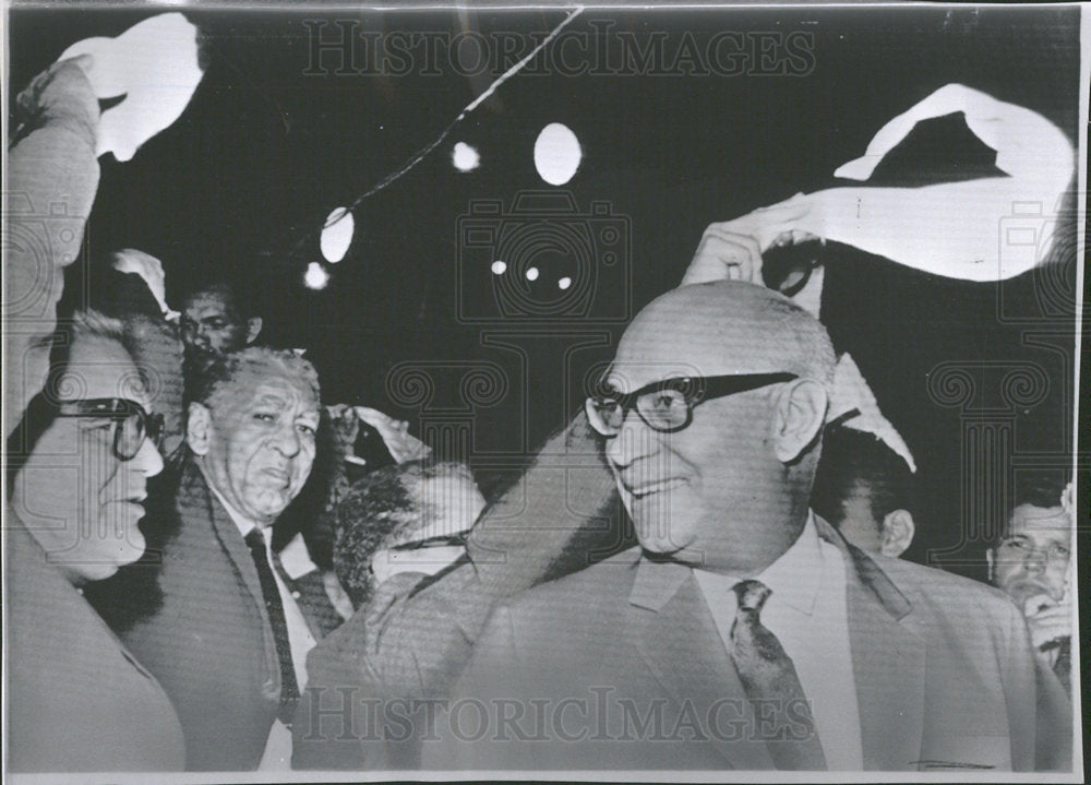 1963 Press Photo Raúl Leoni President Venezuela - Historic Images
