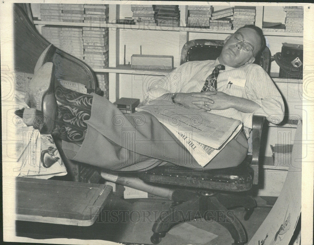 Press Photo Doris Blackburn Mounted Poster Ira Sealy  - Historic Images