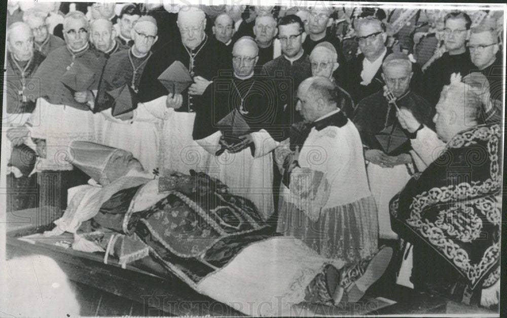 1963 Press Photo Archbishop Pericle Felici St Peter's - Historic Images
