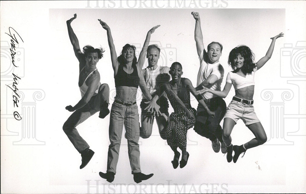 1992 Press Photo Dance for Life AIDS Awareness Chicago - Historic Images
