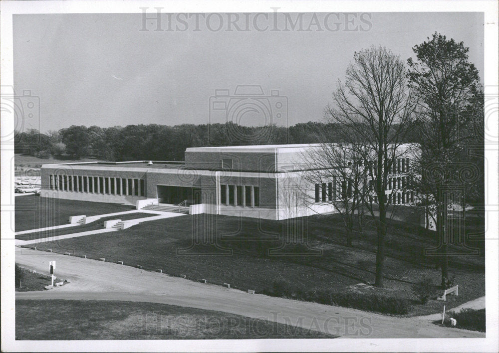 1964 Press Photo Library St. Procopius College Lisle - Historic Images