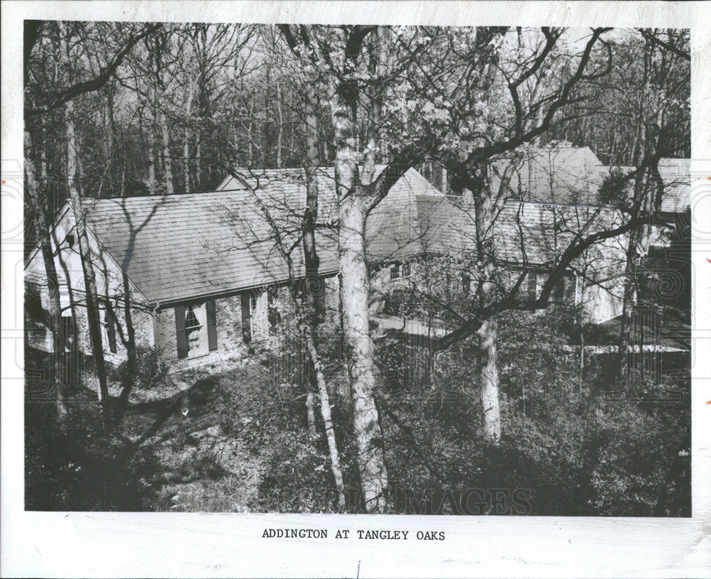 1981 Press Photo Addington Ranch Home Tangley Oaks - Historic Images