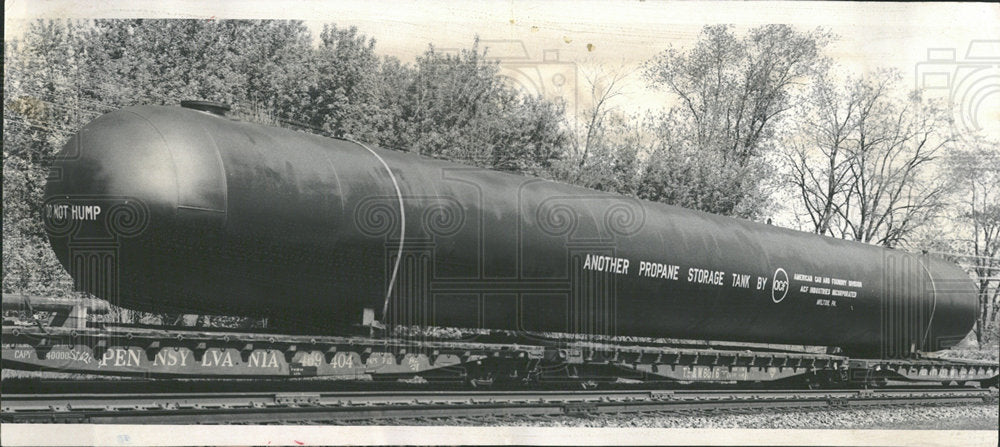 1965 Press Photo Underground Gas Storage Tanks  - Historic Images