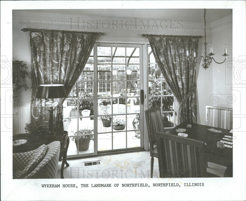 1981 Press Photo Wykeham House Northfield Illinois - Historic Images