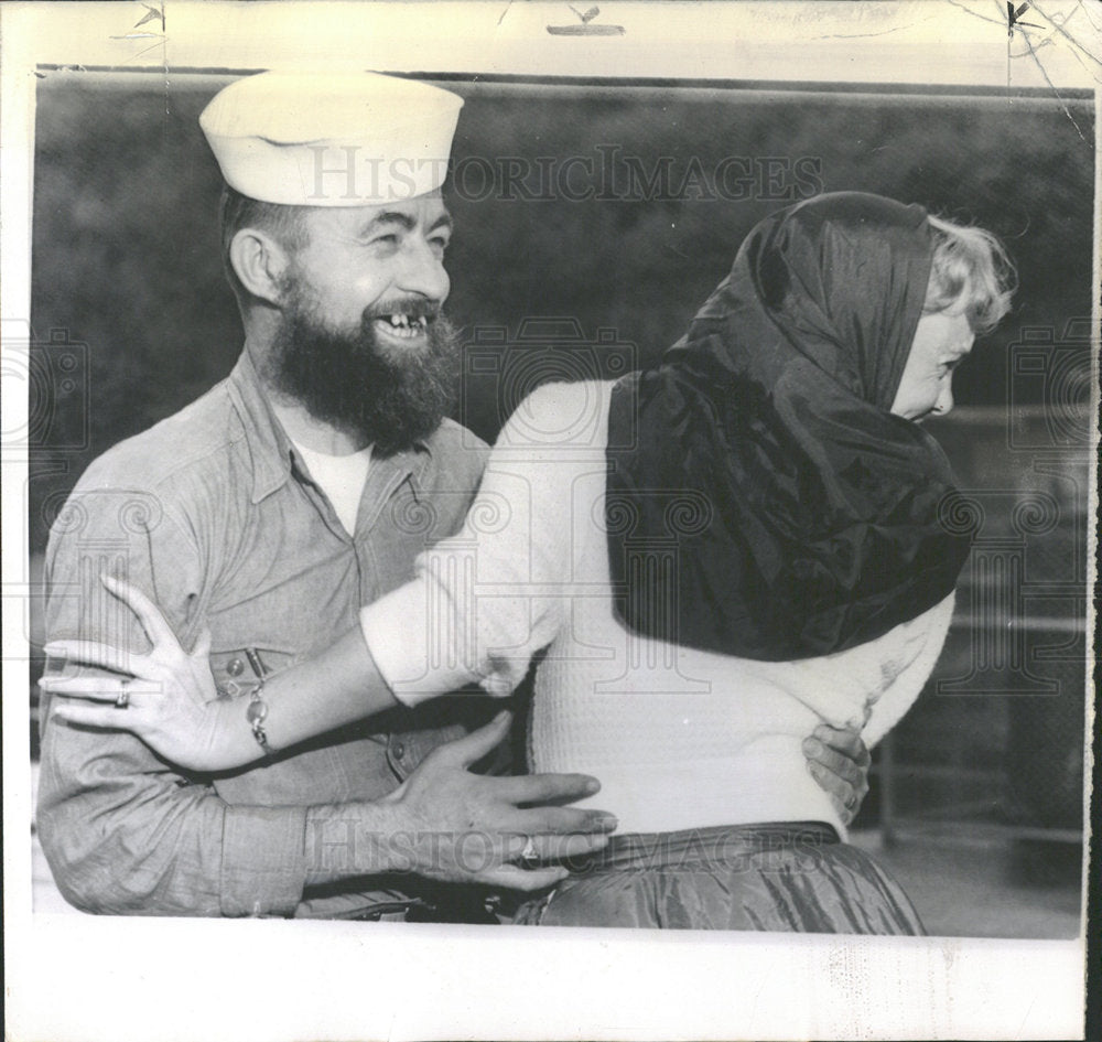 1961 Press Photo Sailors Seattle Based Navy - Historic Images