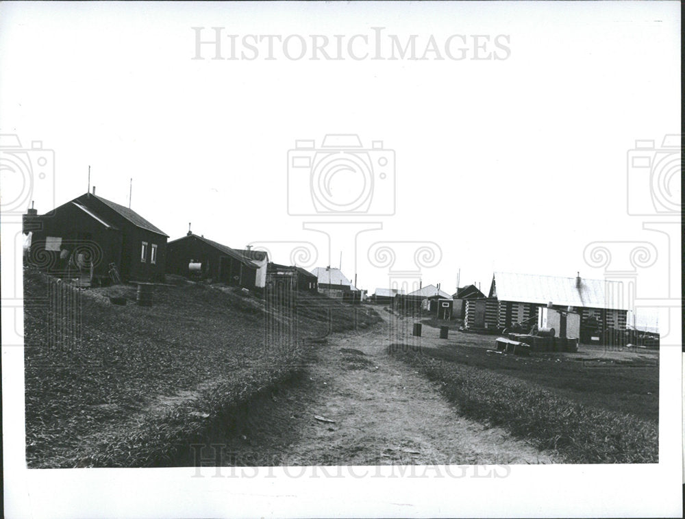 1965 Press Photo Shishmaref Village Air Landing Strip - Historic Images