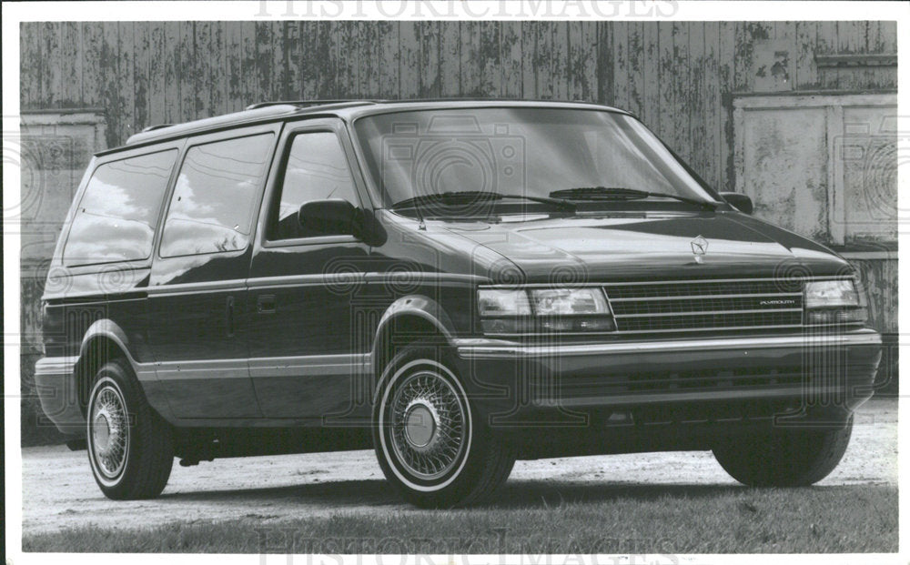 1991 Press Photo Plymouth VoyagerDaimler Chrysle Dodge - Historic Images