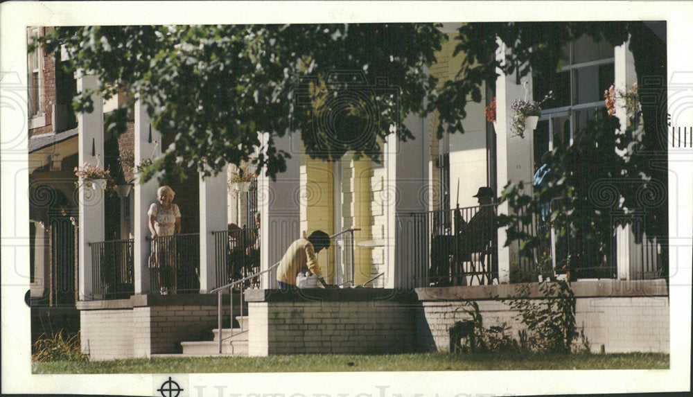 1989 Press Photo Candles Heaven Mental Disease Detroit  - Historic Images