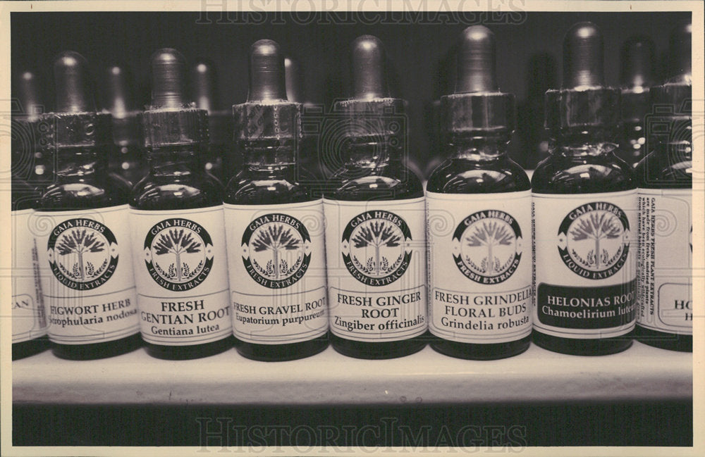 1994 Press Photo Herbal Treatments Medicines - Historic Images