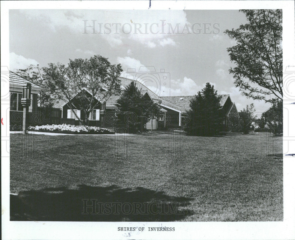 1980 Press Photo Condominium homes Shires of Inverness - Historic Images