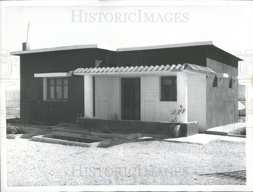 1957 Camp Leader Home House Amman Jordan - Historic Images