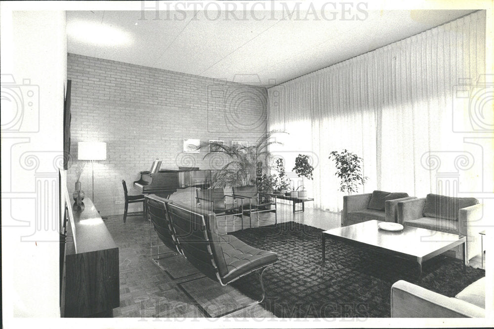 1977 Press Photo Interior exterior Wong Ed De Luga - Historic Images