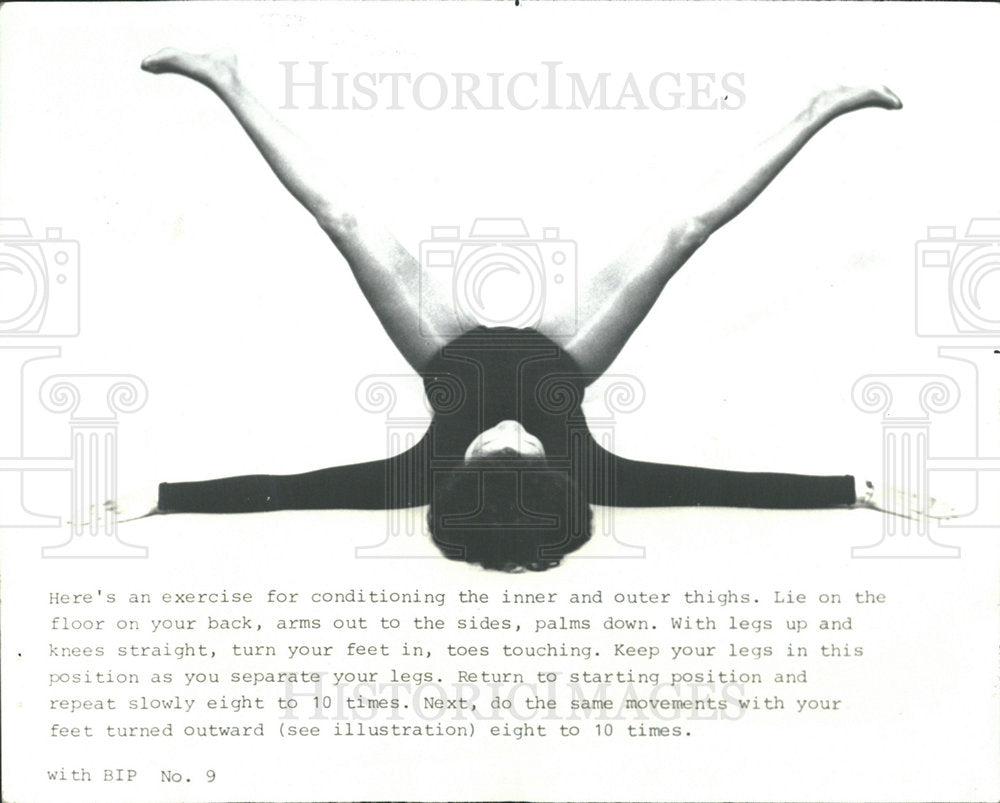 1985 Press Photo Body Improvement Plan exercise shape - Historic Images