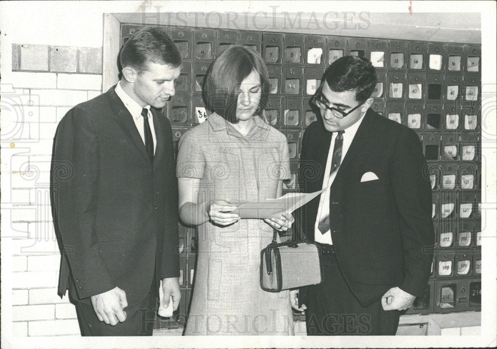 1968 Press Photo Andrei Davik Mary Yedinak Keith Farral - Historic Images