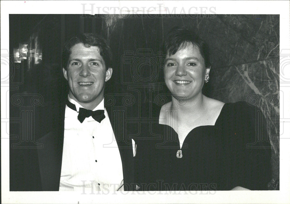 1991 Press Photo Kurt Oelerich Suzy Bohnsack Garden  - Historic Images