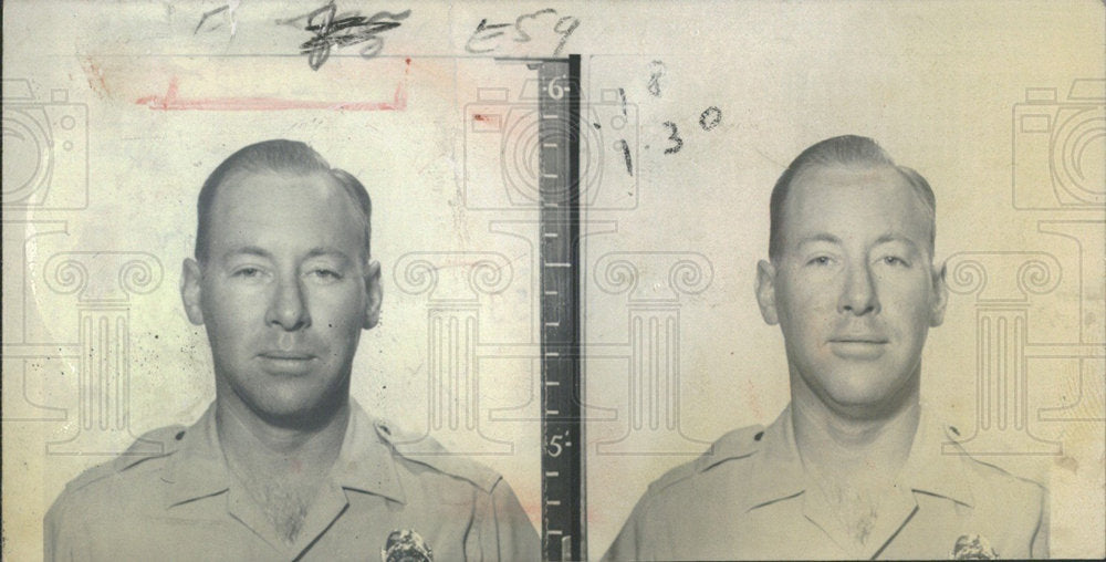 1968 Press Photo Thomas Leonard Police patrolman Shoot  - Historic Images