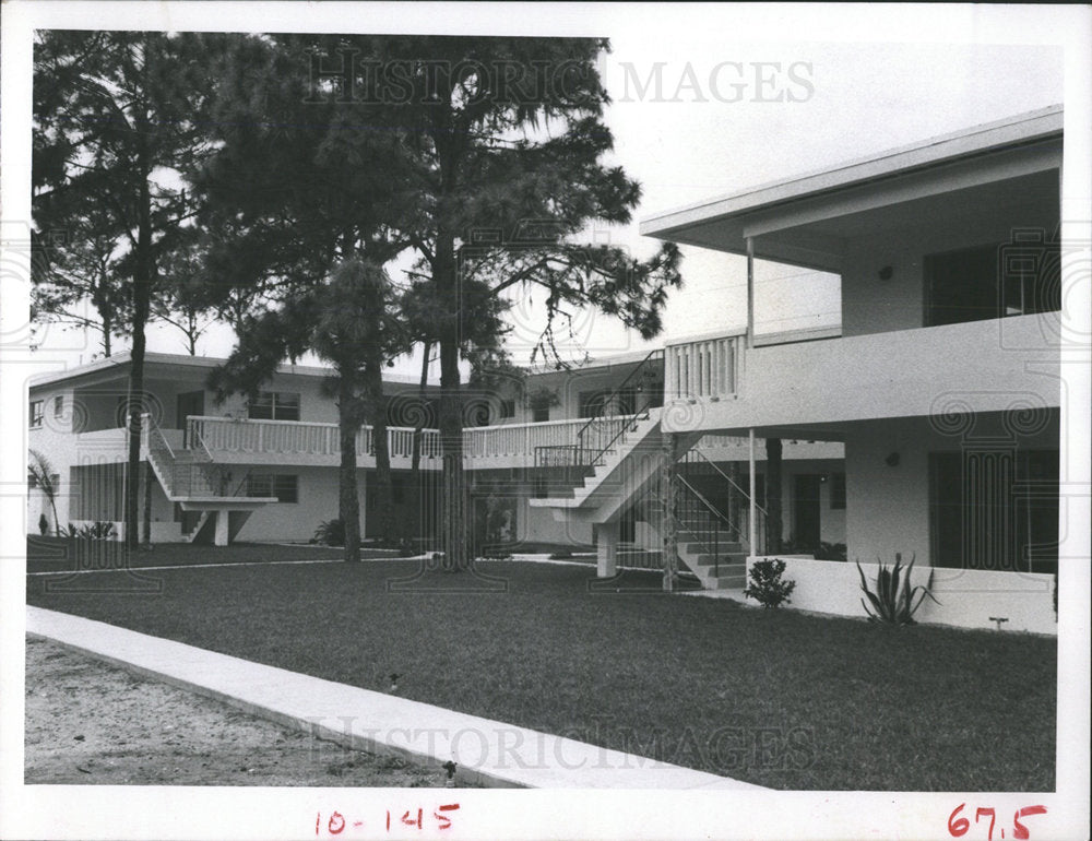 1968 Press Photo Park View Apartments Lincoln Park - Historic Images