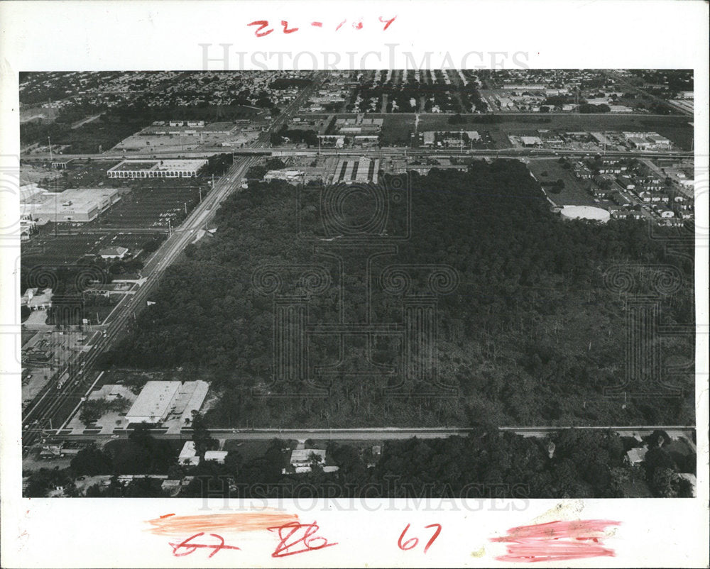 1983 Press Photo Wooded Park Place Metro Development - Historic Images