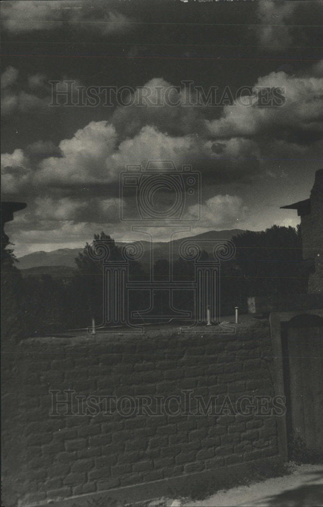 Press Photo Santa Fe New Mexico Weather Snap Picture  - Historic Images