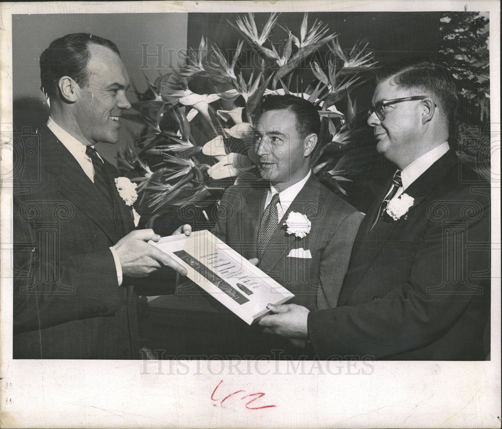 1953 Press Photo John Henry Dudley Emmet Heitler Howard - Historic Images