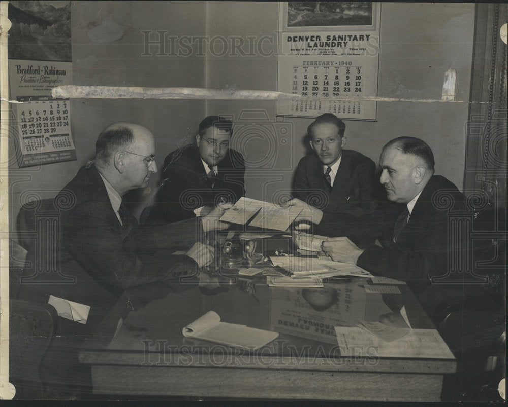 1940 Press Photo Ernest De Geer bribe Sales Tax Racket - Historic Images