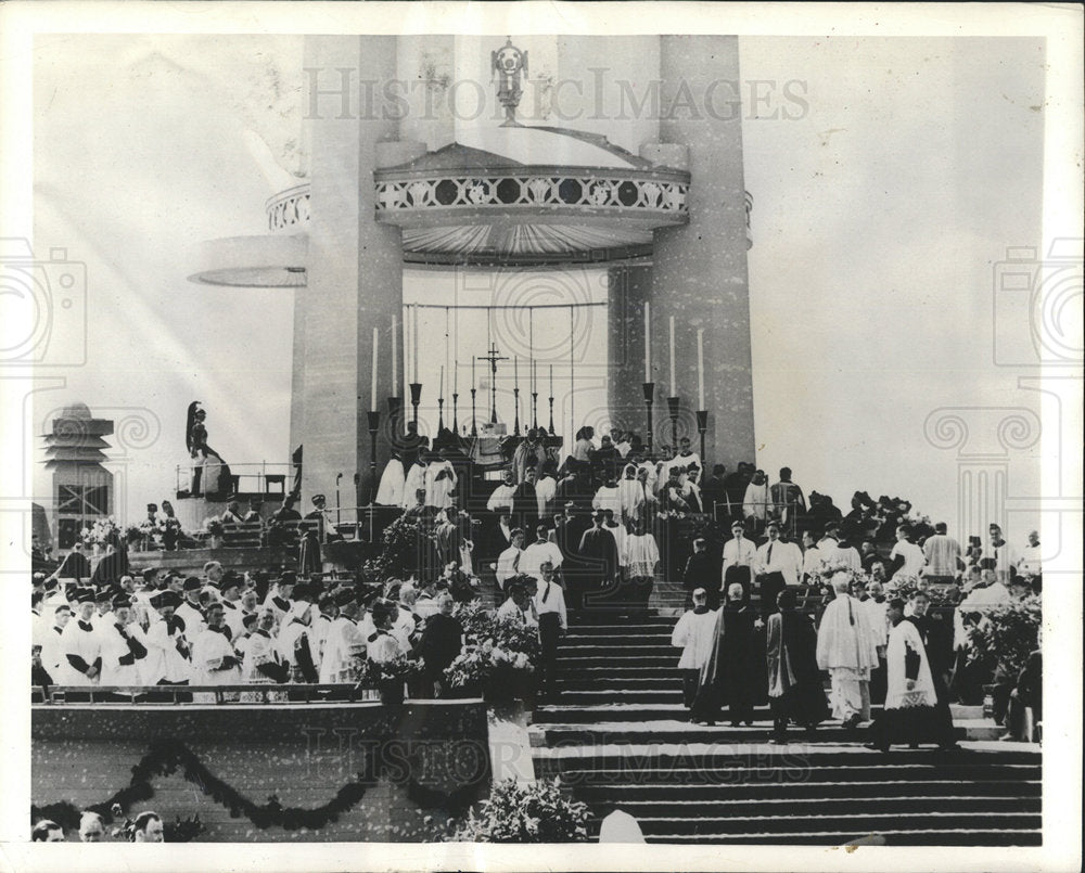 1938 Press Photo Canada Erected Eucharistio Cardinal - Historic Images