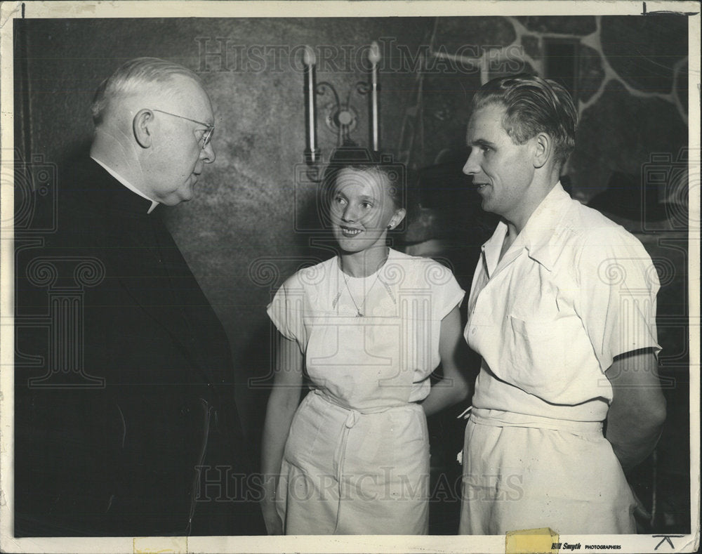 1950 Msgr. John R. Mulroy Displaced Persons - Historic Images
