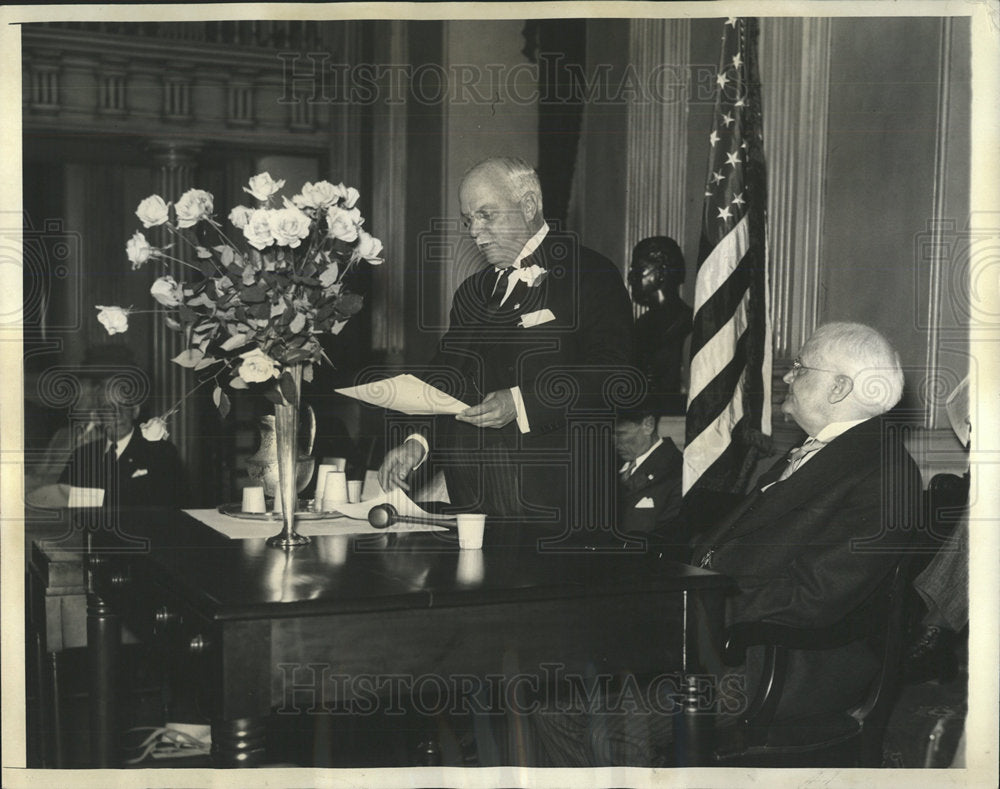 1932 Press Photo Governor Rolph Tom Mooney ardon John   - Historic Images