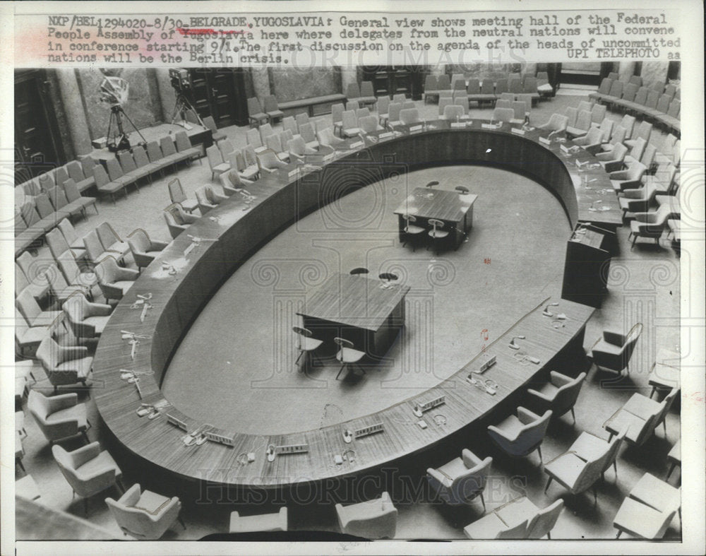 1930 Press Photo Yugoslavia Federal People Assembly - Historic Images